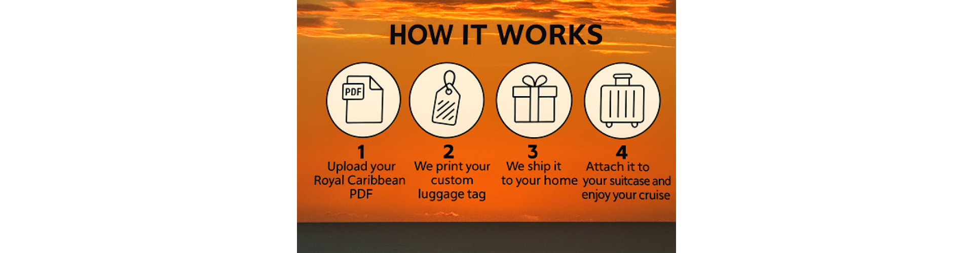 Royal Caribbean Luggage Tag