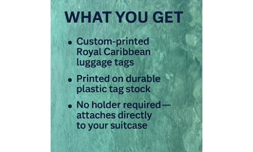 Royal Caribbean Luggage Tag